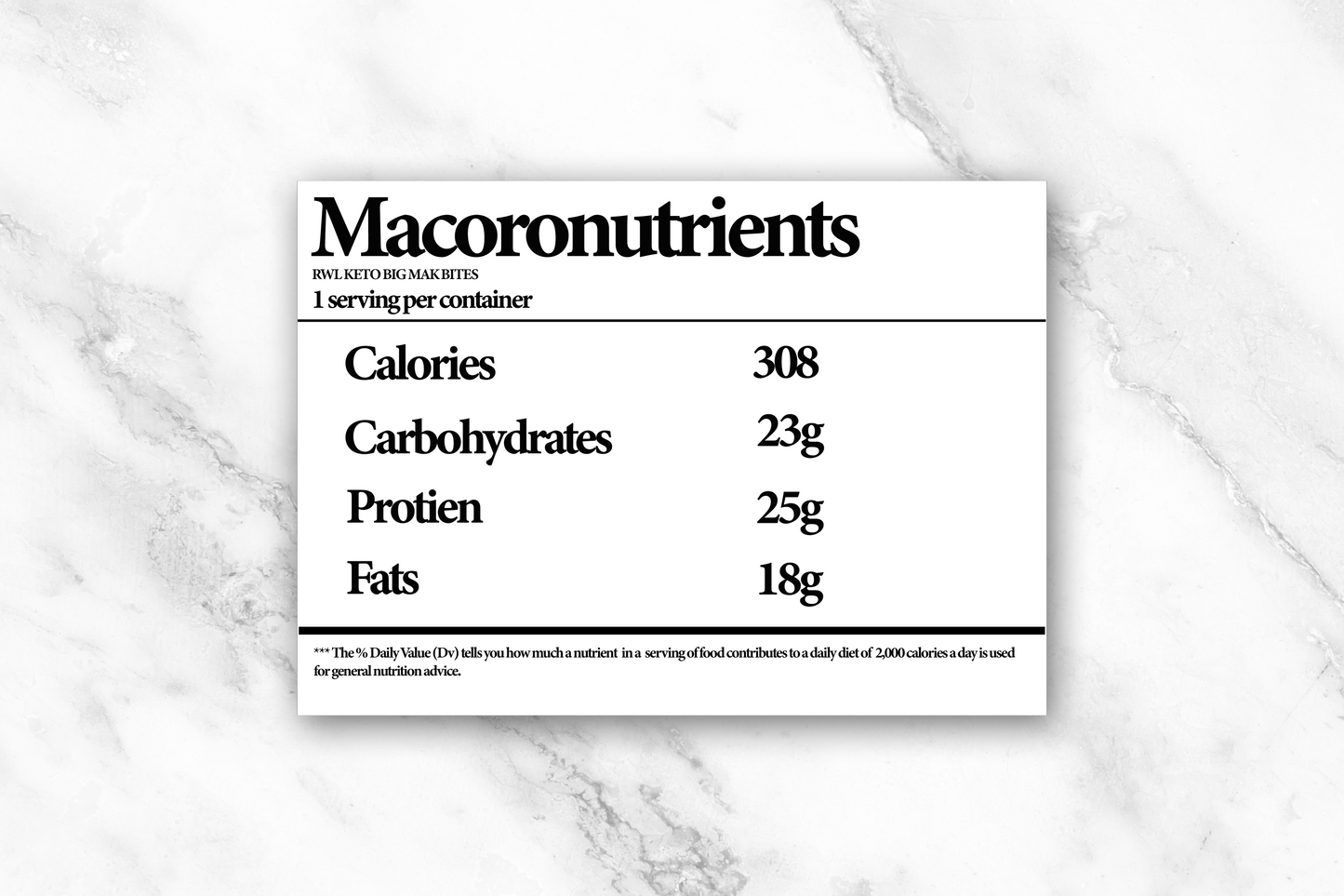 KETO Bison Big Mak Bites